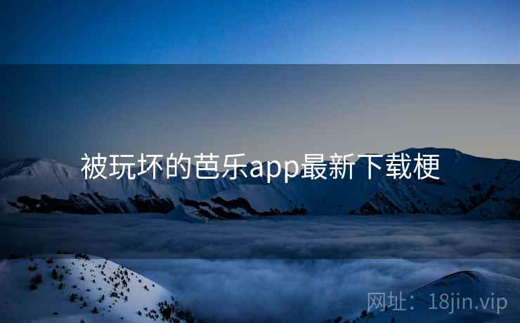 被玩坏的芭乐app最新下载梗
