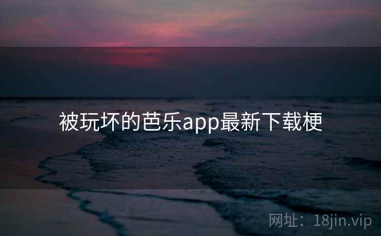 被玩坏的芭乐app最新下载梗