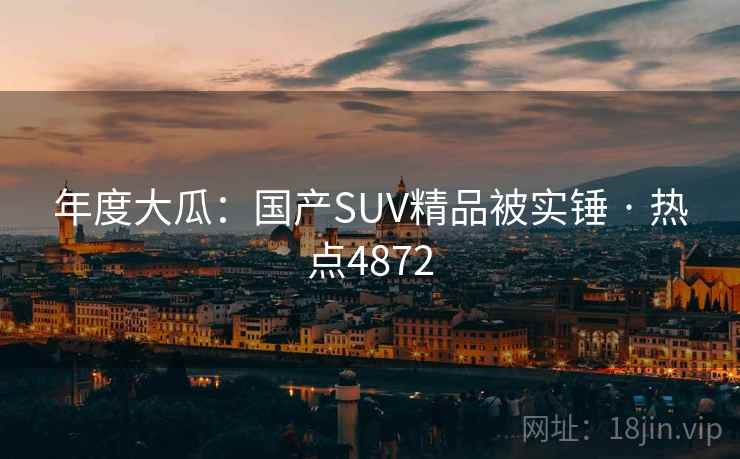 年度大瓜：国产SUV精品被实锤 · 热点4872